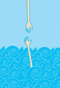 drowning-man_iStock_000037742774_Illustration