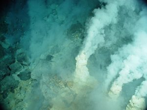 White chimneys at Champagne vent site, NW Eifuku volcano