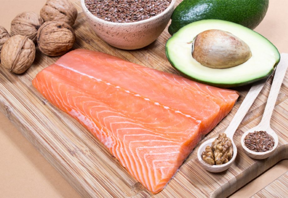 salmon, avocado, flax seed and other examples of fatty acids
