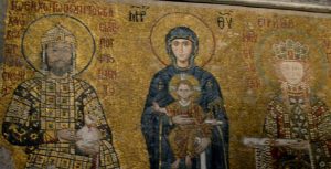 Ancient Christian art adorns the Hagia Sophia in Istanbul, a church that has occupied christian and muslims alike. Image courtesy Rabia Karani