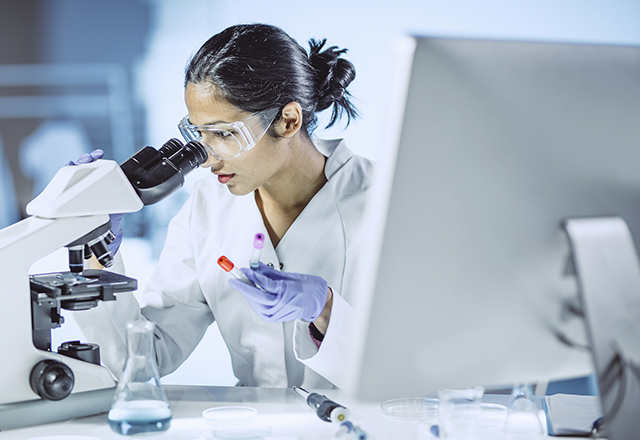 Scientist Working in The Laboratory