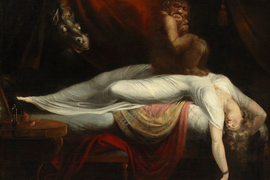 The Nightmare by Henry Fuseli (1781) is probably the best-known artistic depiction of sleep paralysis.